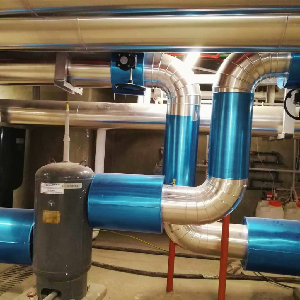 Services, pipe cladding work