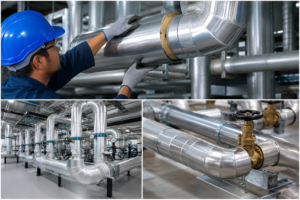 Aluminium Pipe Cladding UAE